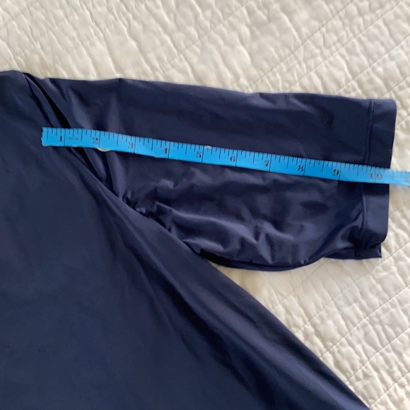 Garnet Hill swimshirt coverup M navy - Picture 8 of 10